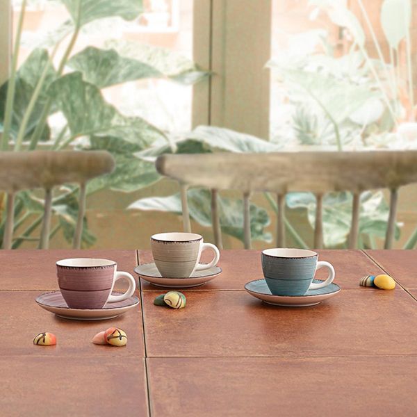 TAZA CAFE VITA MORNING SET-6 9 CL