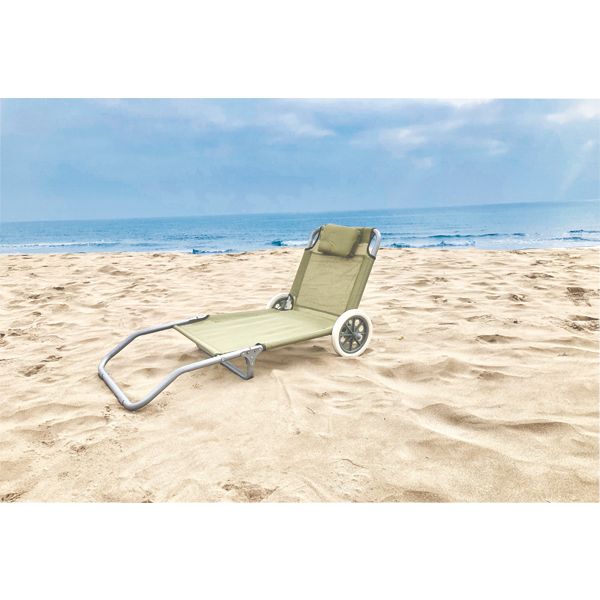 TUMBONA PLAYA ARENA C/RUEDAS 150X52X62C